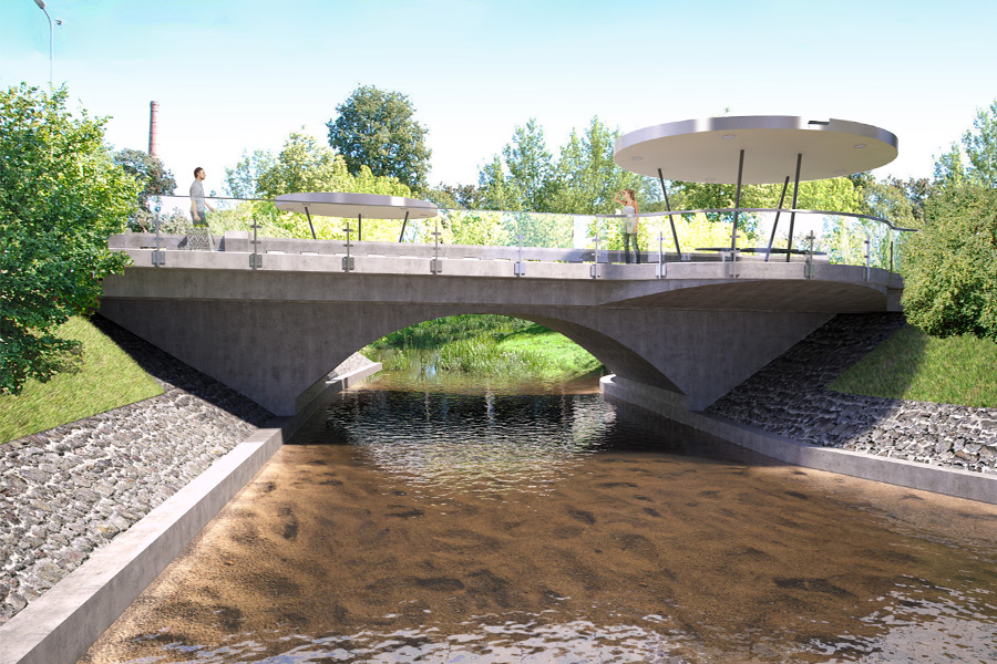 Bridge 3d visualisation Visualisations in environmental context